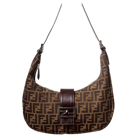 fendi zucca croissant bag|fendi zucca.